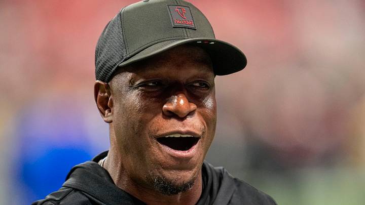 Atlanta Falcons head coach Raheem Morris