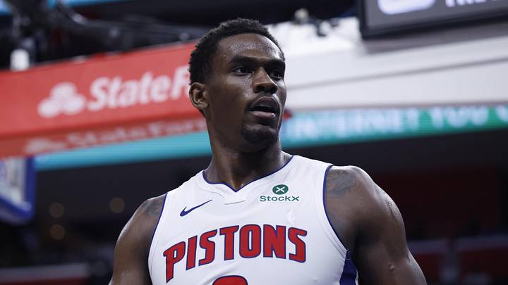 Detroit Pistons center Jalen Duren. Detroit Pistons center Jalen Duren.