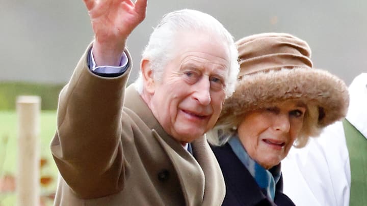 King Charles III & Queen Camilla attend Sunday Church