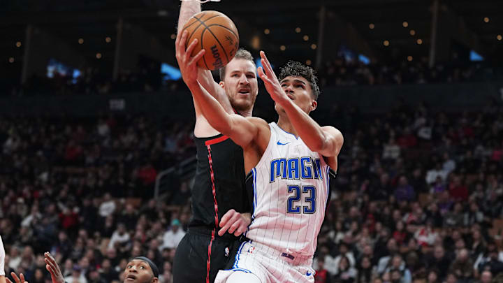 The Orlando Magic try to snap a three-game losing streak as they face the Toronto Raptors who have found an offensive spark lately.
