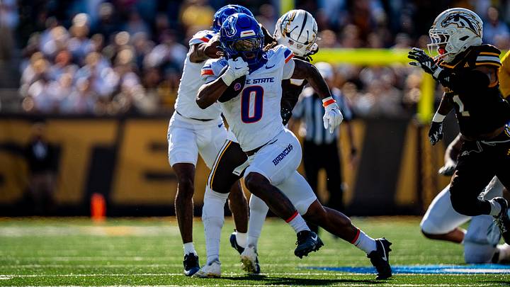 Boise State running back Dylan Riley. Boise State running back Dylan Riley.