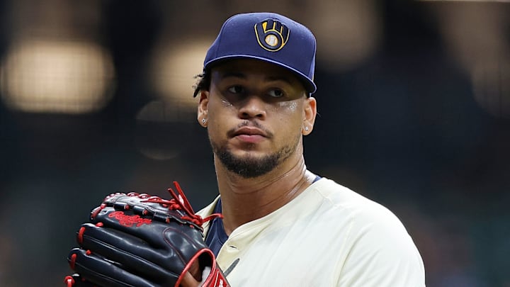 Milwaukee Brewers pitcher Frankie Montas