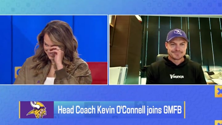 Jamie Erdahl teared up when Kevin O’Connell invited her back to Minnesota. 