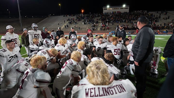 Wellington high school team talk