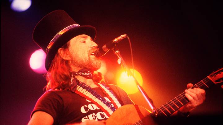 Willie Nelson Performing Onstage in the 1970s Willie Nelson Performing Onstage in the 1970s