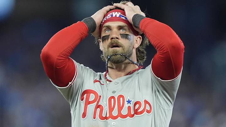 Philadelphia Phillies first baseman Bryce Harper Philadelphia Phillies first baseman Bryce Harper