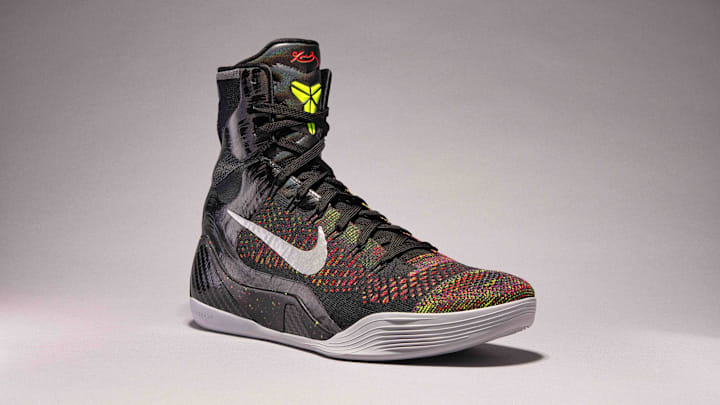 The Nike Kobe 9 Elite Protro 'Masterpiece' colorway.