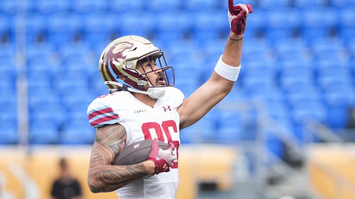 UFL Michigan Panthers’ Samson Nacua on Sunday, March 30, 2025.