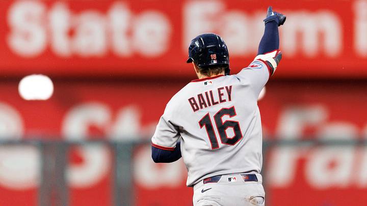 Sep 25, 2026: Cleveland Guardians catcher Patrick Bailey (16) rounds the bases after hitting a home run during the second inning against the Kansas City Royals at Kauffman Stadium. Credit: William Purnell-Imagn Images