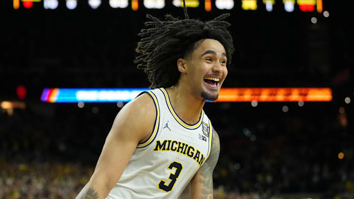 Michigan Wolverines guard Elliot Cadeau (3)