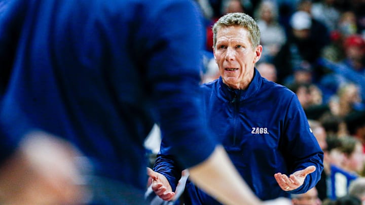 Gonzaga head coach Mark Few.