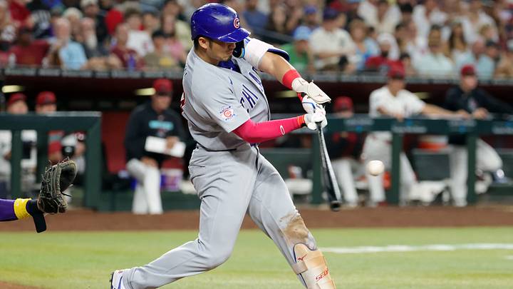 Aug 25, 2026; Phoenix, Arizona, USA; Chicago Cubs outfielder Seiya Suzuki against the Arizona Diamondbacks at Chase Field. Mandatory Credit: Mark J. Rebilas-Imagn Images Aug 25, 2026; Phoenix, Arizona, USA; Chicago Cubs outfielder Seiya Suzuki against the Arizona Diamondbacks at Chase Field. Mandatory Credit: Mark J. Rebilas-Imagn Images