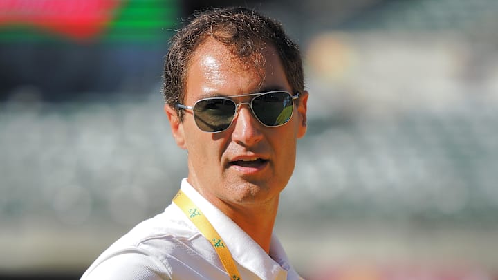 Kaval has served as the A's president for the past eight years.