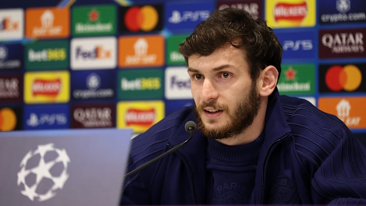 Paris Saint-Germain Training Session And Press Conference - UEFA Champions League 2024/25 Round of
