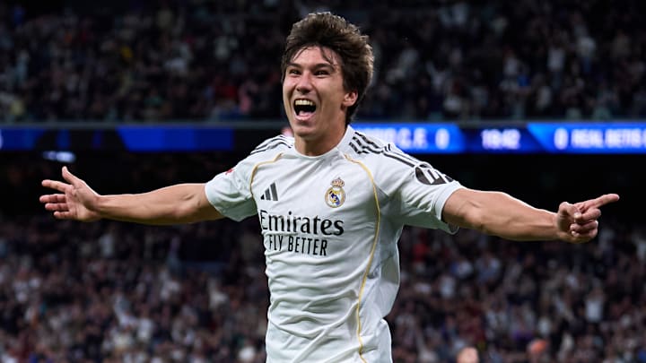 Gonzalo Garcia, auteur d'un triplé avec le Real Madrid contre le Real Betis en Liga