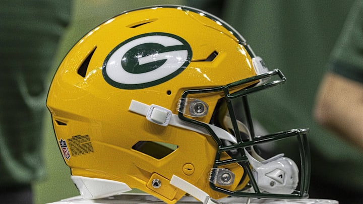 Nov 27, 2025; Detroit, Michigan, USA; A Green Bay Packers helmet is seen against the Detroit Lions during the third quarter at Ford Field. Mandatory Credit: David Reginek-Imagn Images Nov 27, 2025; Detroit, Michigan, USA; A Green Bay Packers helmet is seen against the Detroit Lions during the third quarter at Ford Field. Mandatory Credit: David Reginek-Imagn Images