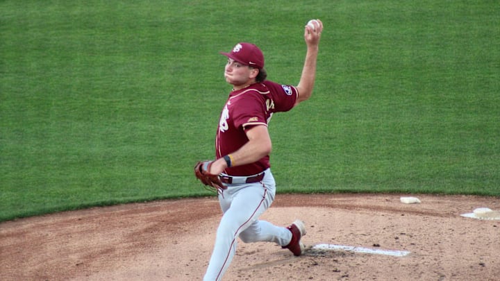 Florida State baseball snapped its nine-game win streak in a 6-3 loss to the University of Florida Gators on Mar. 10. Florida State baseball snapped its nine-game win streak in a 6-3 loss to the University of Florida Gators on Mar. 10.