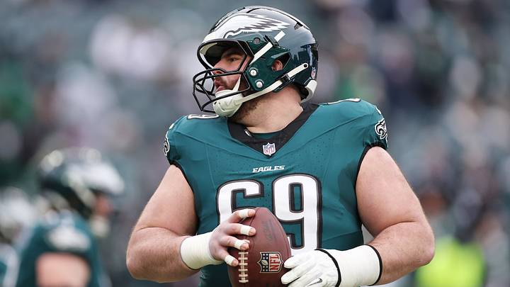 Philadelphia Eagles guard Landon Dickerson Philadelphia Eagles guard Landon Dickerson