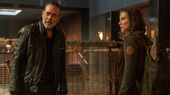 Lauren Cohan as Maggie Rhee, Jeffrey Dean Morgan as Negan - The Walking Dead: Dead City season 2