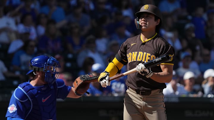 San Diego Padres third baseman Sung-Mun Song. San Diego Padres third baseman Sung-Mun Song.