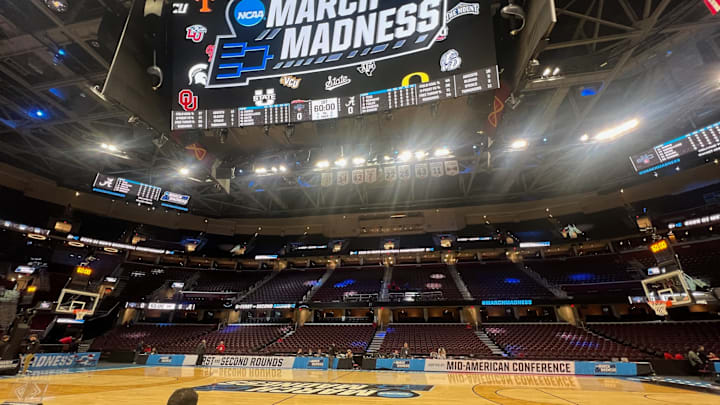 Rocket Arena prior to Alabama basketball NCAA Tournament game vs. Saint Mary's- March 23, 2025