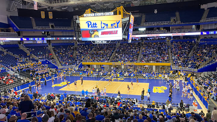 Pitt Volleyball Hosts Louisville at the Petersen Events Center on Nov. 18, 2023