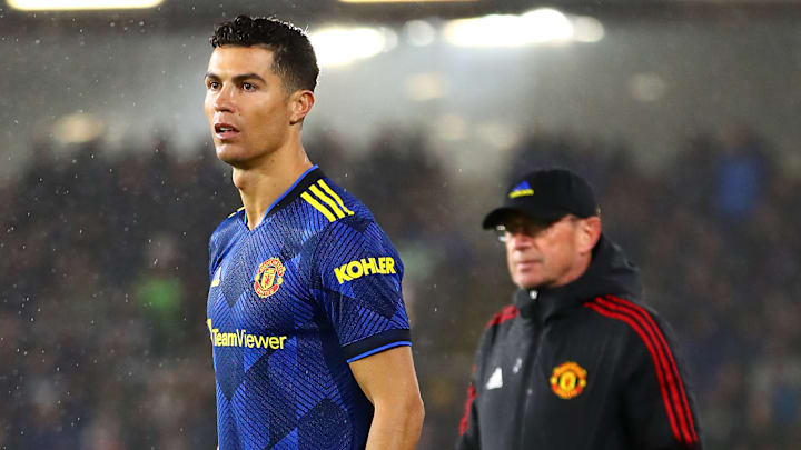 Cristiano Ronaldo y Ralf Rangnick