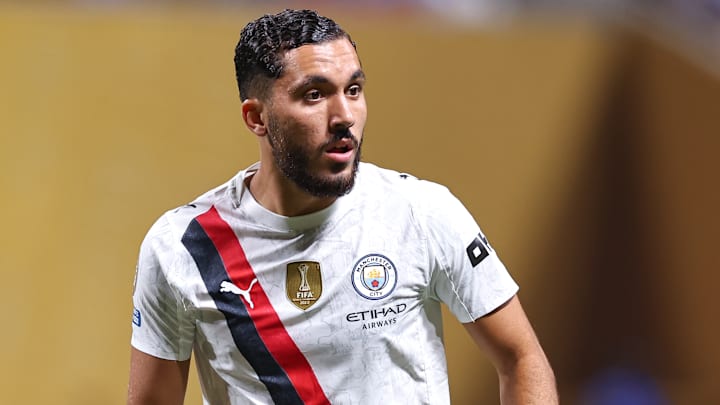 Rayan Cherki a marqué son premier but avec les Citizens. Rayan Cherki a marqué son premier but avec les Citizens.