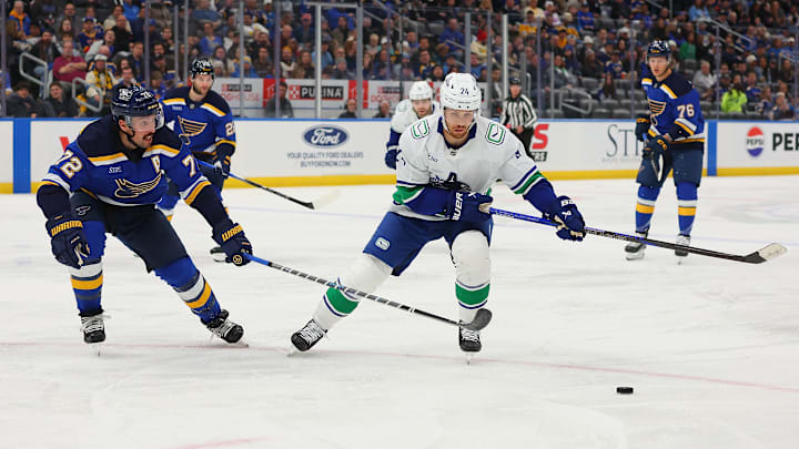 Vancouver Canucks v St Louis Blues