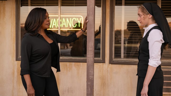 FX's Grotesquerie -- Episode 5 (airs Wednesday, October 9 at 10 p.m. ET/PT) Pictured: Niecy Nash as Lois Tryon, Micaela Diamond as Sister Megan.