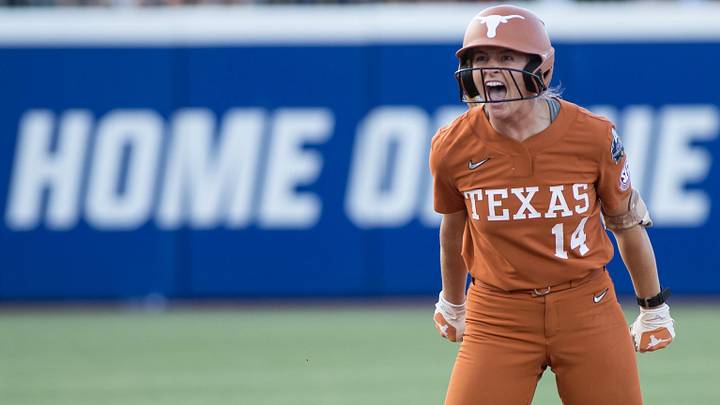 Jun 4, 2026; Oklahoma City, OK, USA; Texas Longhorns utility Reese Atwood Jun 4, 2026; Oklahoma City, OK, USA; Texas Longhorns utility Reese Atwood