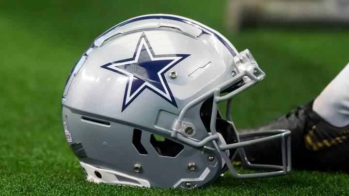 Dallas Cowboys helmet; Mark J. Rebilas Dallas Cowboys helmet; Mark J. Rebilas