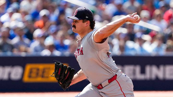 Aug 13, 2026; Toronto, Ontario, CAN; Boston Red Sox pitcher Payton Tolle (70) pitches to the Toronto Blue Jays during the third inning at Rogers Centre. Mandatory Credit: Kevin Sousa-Imagn Images Aug 13, 2026; Toronto, Ontario, CAN; Boston Red Sox pitcher Payton Tolle (70) pitches to the Toronto Blue Jays during the third inning at Rogers Centre. Mandatory Credit: Kevin Sousa-Imagn Images