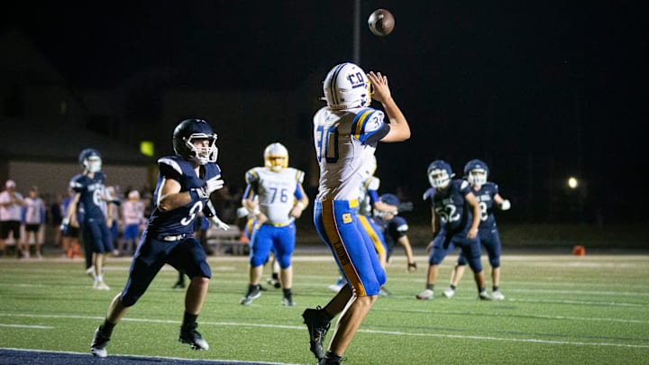 Cottage Grove tight end Trevor Cooper helped the Lions go undefeated during the regular season and win their first league title since 2017.