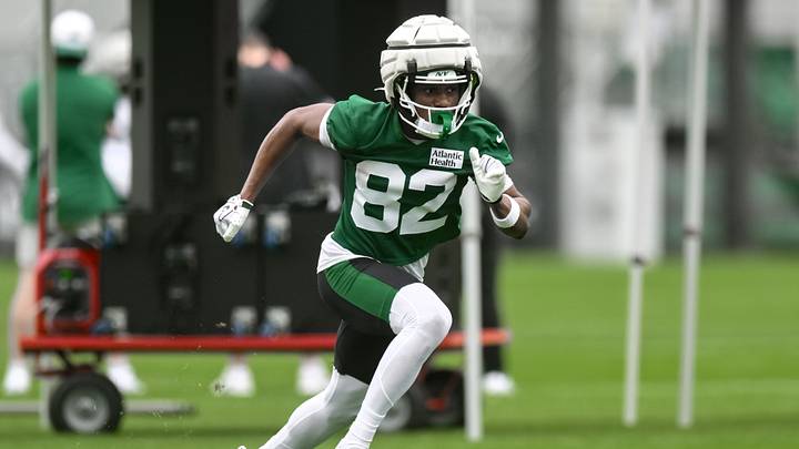 New York Jets wide receiver Arian Smith surprisingly made the team's initial 53-man roster despite a not-so-good preseason. New York Jets wide receiver Arian Smith surprisingly made the team's initial 53-man roster despite a not-so-good preseason.