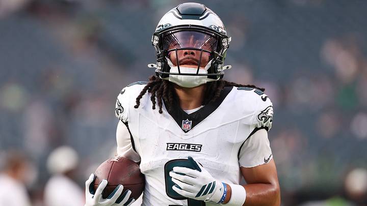 Aug 28, 2026; Philadelphia, Pennsylvania, USA; Philadelphia Eagles wide receiver Makai Lemon (9) before action against the Cincinnati Bengals at Lincoln Financial Field. Mandatory Credit: Bill Streicher-Imagn Images Aug 28, 2026; Philadelphia, Pennsylvania, USA; Philadelphia Eagles wide receiver Makai Lemon (9) before action against the Cincinnati Bengals at Lincoln Financial Field. Mandatory Credit: Bill Streicher-Imagn Images