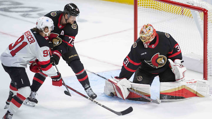 Bet the UNDER in Sunday afternoon NHL action between the Senators and Devils