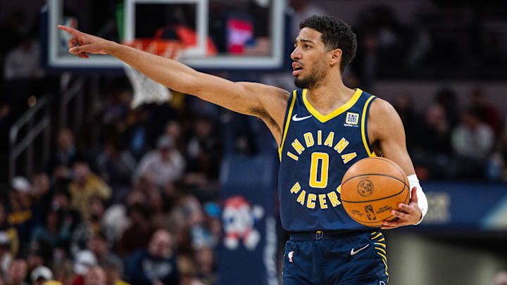 Indiana Pacers guard Tyrese Haliburton.