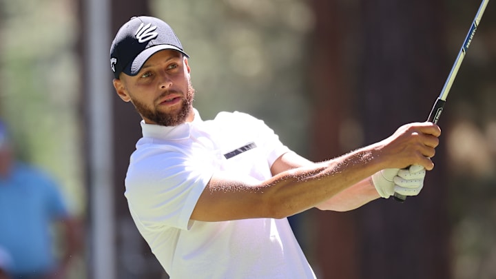 Stephen Curry hizo un 'hoyo en uno' en el American Century Championship