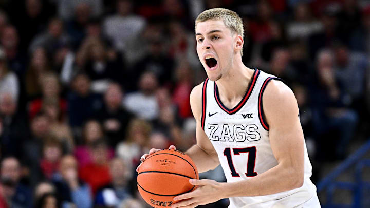 Gonzaga Bulldogs guard Mario Saint-Supery.