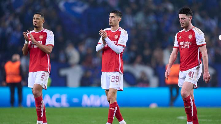 William Saliba, Kai Havertz, Declan Rice William Saliba, Kai Havertz, Declan Rice
