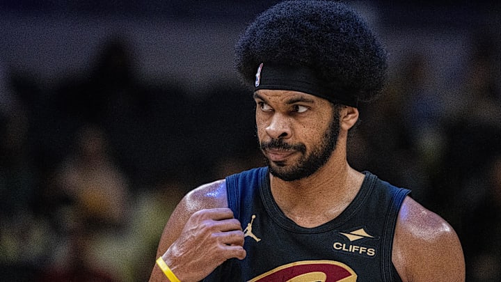 Jan 6, 2026; Indianapolis, Indiana, USA;  Cleveland Cavaliers center Jarrett Allen (31)  in the first half against the Indiana Pacers at Gainbridge Fieldhouse. Mandatory Credit: Trevor Ruszkowski-Imagn Images