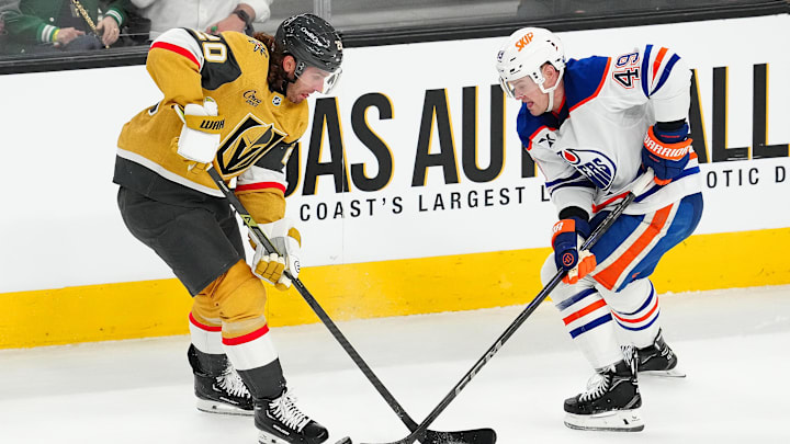 The Golden Knights are home favorites against the Oilers in Game 1.