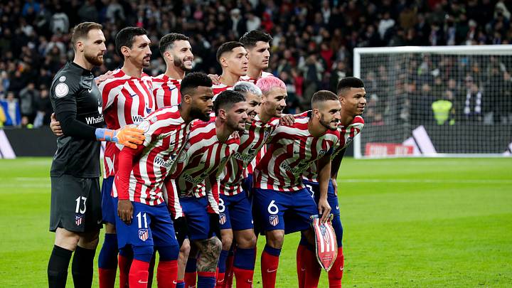 Alineación del Atlético de Madrid Alineación del Atlético de Madrid