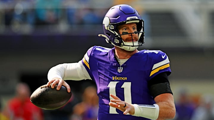 Minnesota Vikings quarterback Carson Wentz will start again on Thursday night against the Chargers.