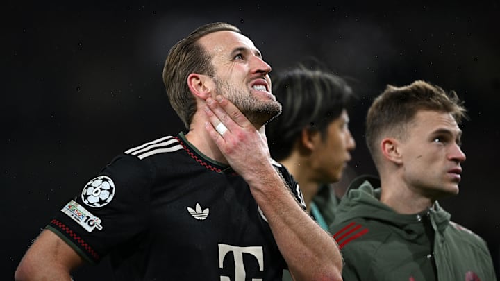 Der FC Bayern um Starstürmer Harry Kane fing sich bei Arsenal die erste Saisonpleite ein Der FC Bayern um Starstürmer Harry Kane fing sich bei Arsenal die erste Saisonpleite ein