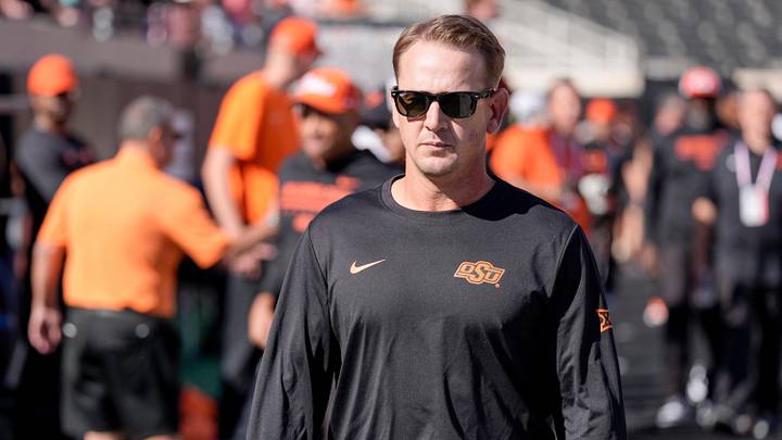 OSU head coach Eric Morris. OSU head coach Eric Morris.