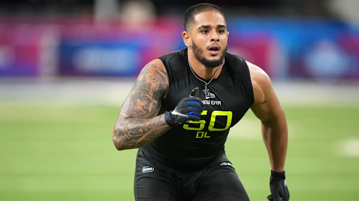 Boise State defensive lineman Ahmed Hassanein. Boise State defensive lineman Ahmed Hassanein.