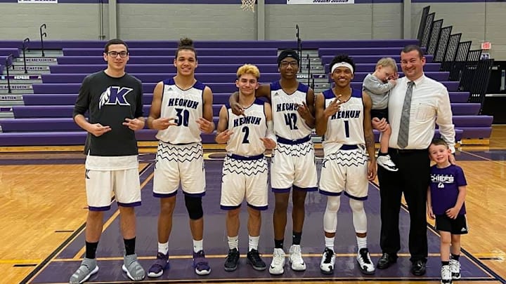 Zach Summers, seen here with one of his Keokuk High School teams, has resigned from his position. He will remain at the school as activities director.
