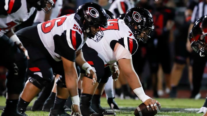 Corona Centennial's line was exceptional on Friday in a 28-27 stunning win over Mater Dei.